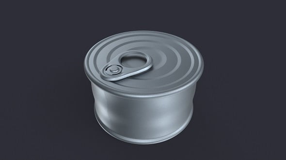 Metal Can 3D model - 3DOcean Item for Sale