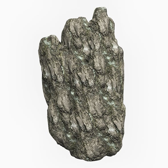 Low Poly Rock Cliff 03 - 3DOcean Item for Sale