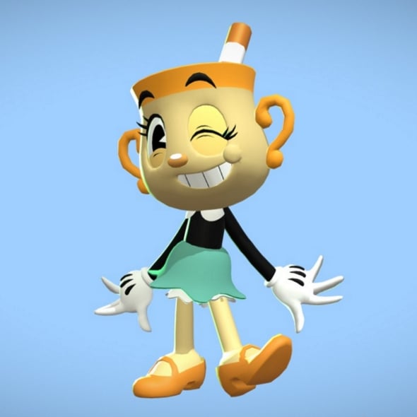 Chalice 3D model from cuphead show - 3DOcean Item for Sale