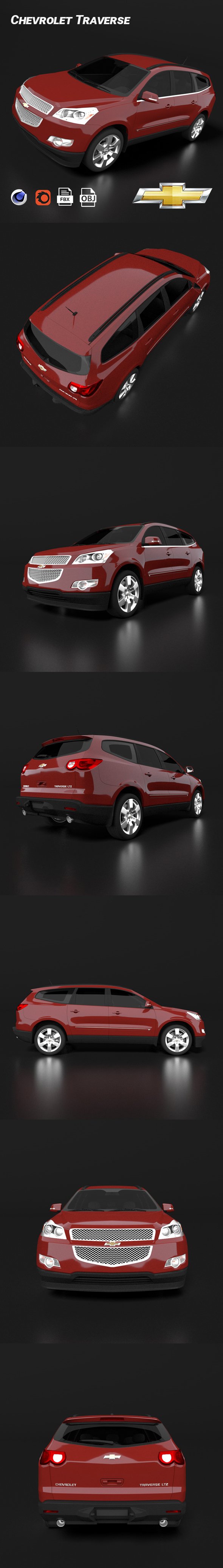 Chevrolet Traverse - 3DOcean Item for Sale
