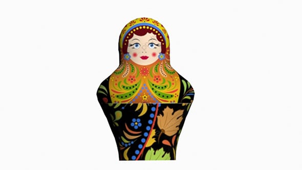 Russian doll - 3DOcean Item for Sale