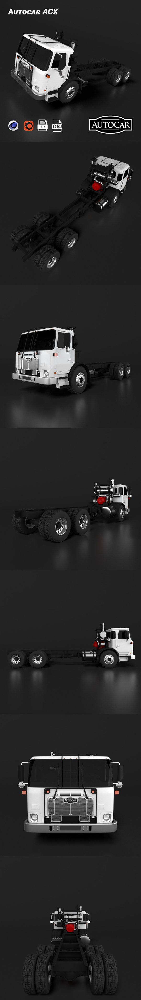 Autocar ACX Chassis Truck - 3DOcean Item for Sale