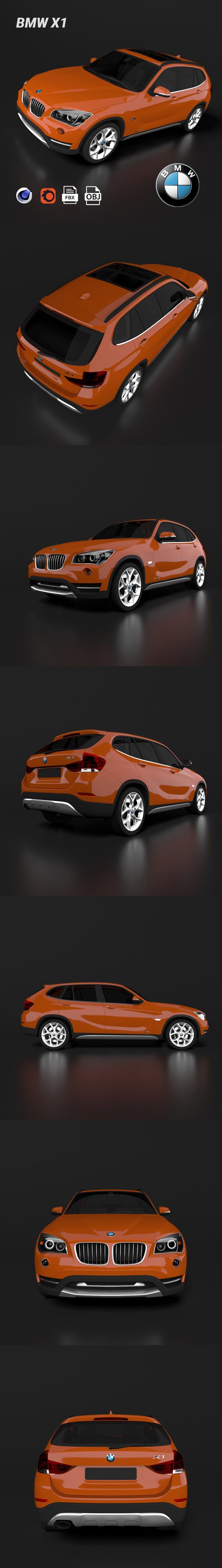 BMW X1 - 3DOcean Item for Sale