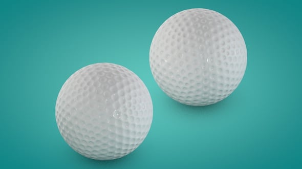 Golf Balls - 3DOcean Item for Sale