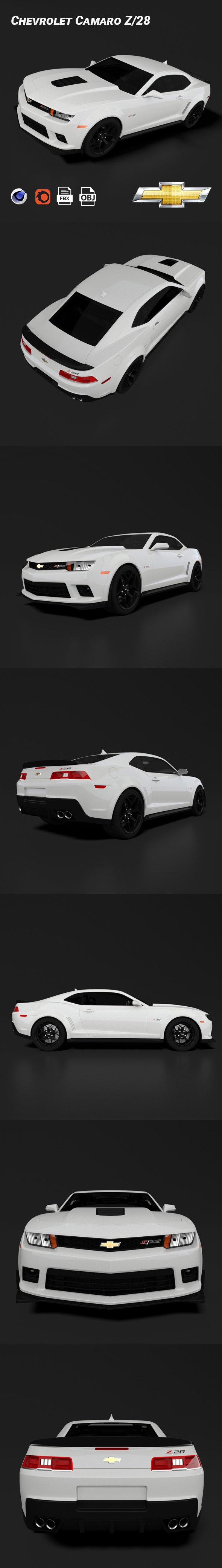 Chevrolet Camaro Z/28 - 3DOcean Item for Sale