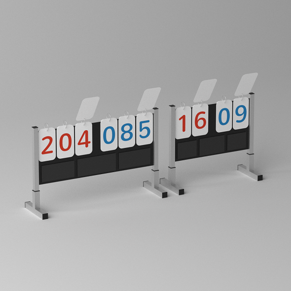 Sports Basketball Football Soccer Scoreboard 1 - 3DOcean Item for Sale