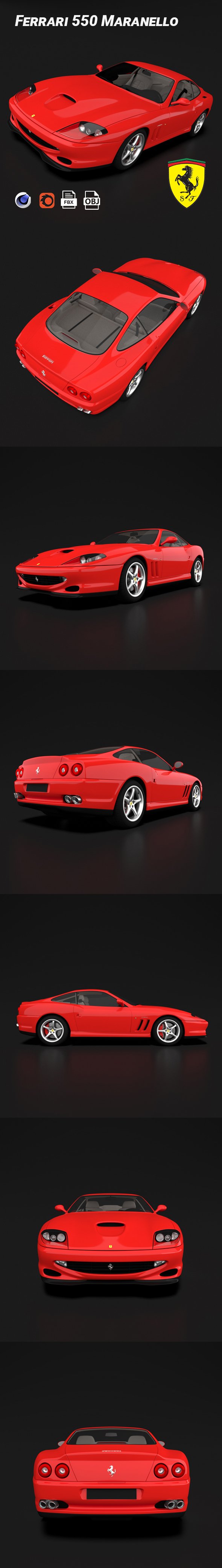 Ferrari 550 Maranello - 3DOcean Item for Sale