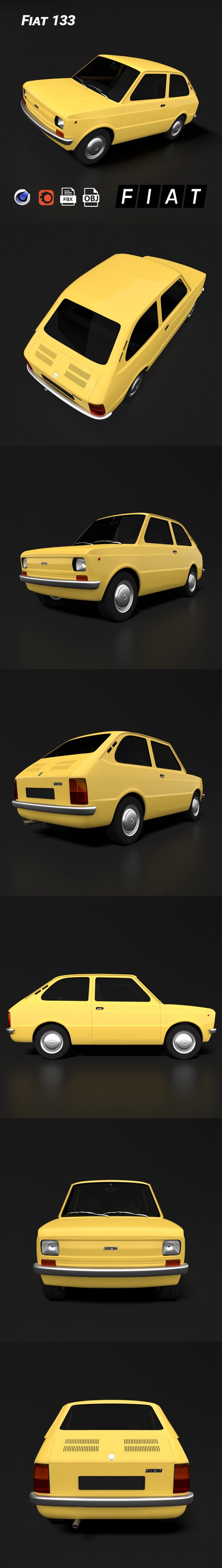 Fiat 133 - 3DOcean Item for Sale