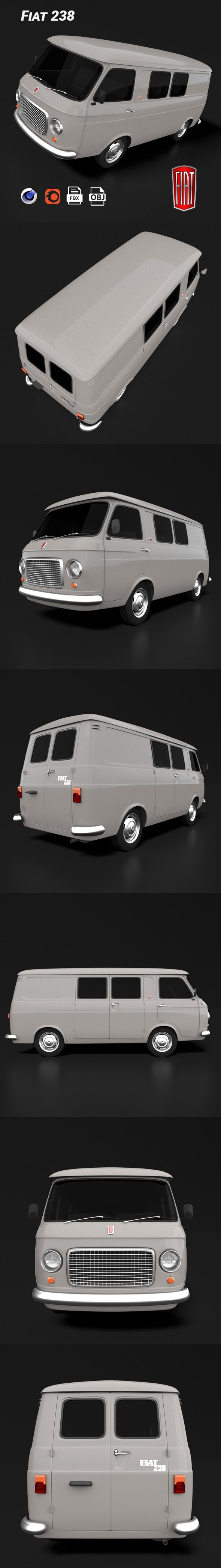 Fiat 238 - 3DOcean Item for Sale