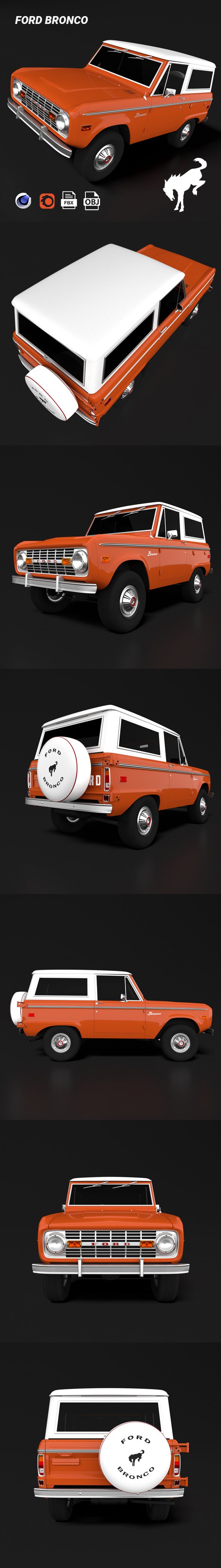 Ford Bronco - 3DOcean Item for Sale