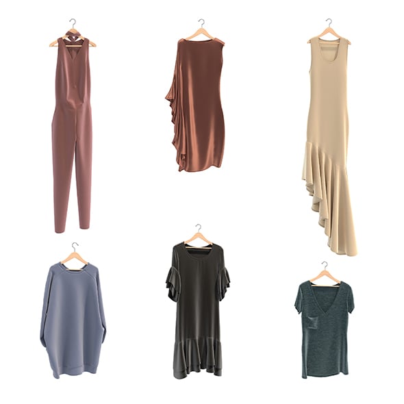 Clothing on Hanger 12 - 3DOcean Item for Sale