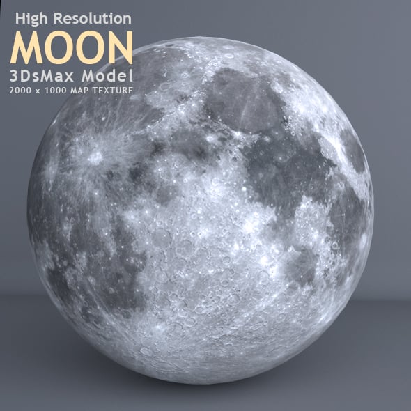 Moon - 3DOcean Item for Sale