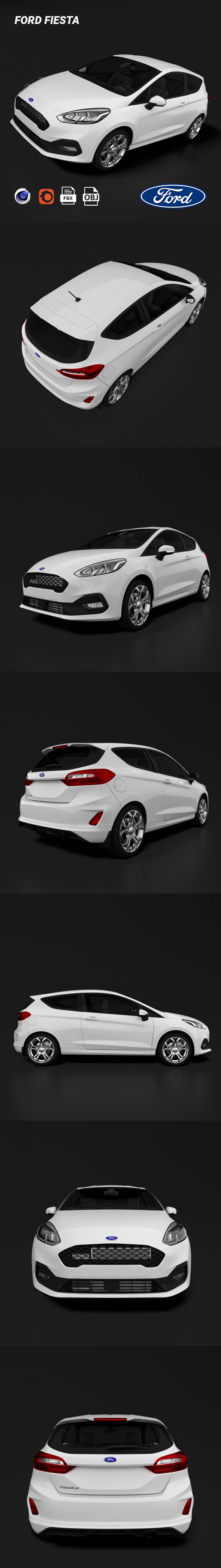 Ford Fiesta - 3DOcean Item for Sale