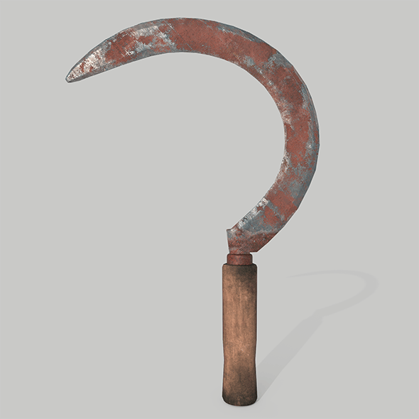Rusted sickle - 3DOcean Item for Sale