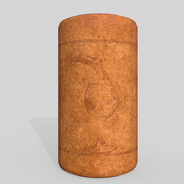 WINE CORK - 3DOcean Item for Sale