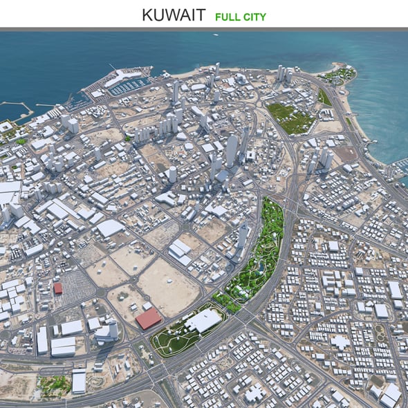 Kuwait city 80km - 3DOcean Item for Sale