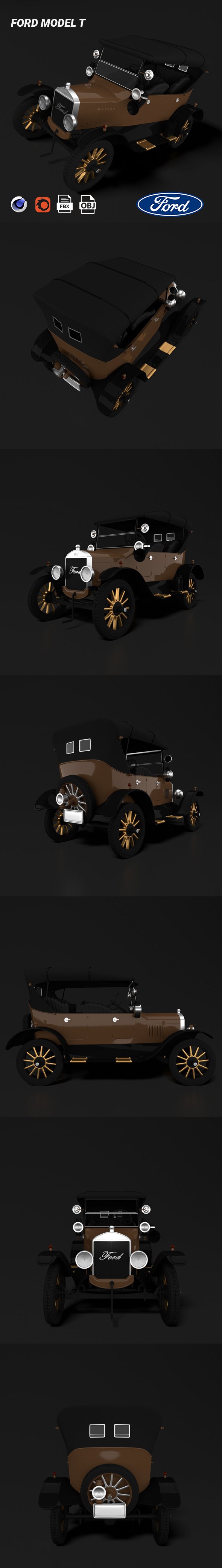 Ford Model T - 3DOcean Item for Sale