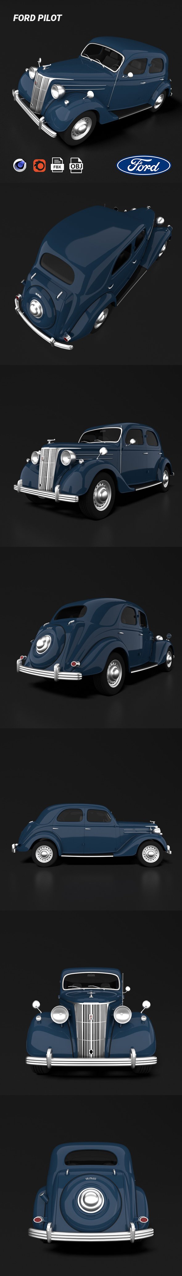 Ford Pilot - 3DOcean Item for Sale