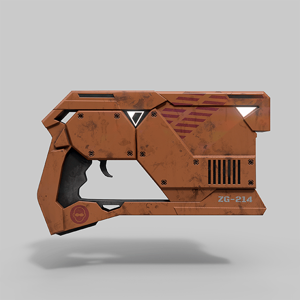 Sci-fi blaster - 3DOcean Item for Sale