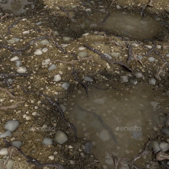 Dirt Ground - 3DOcean Item for Sale