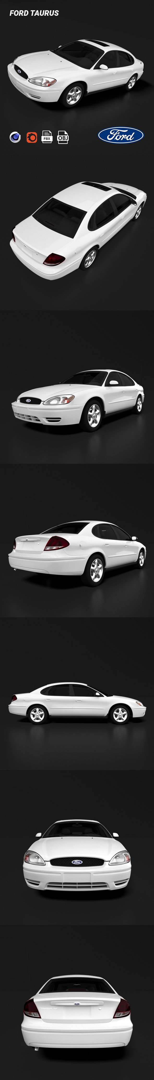 Ford Taurus - 3DOcean Item for Sale