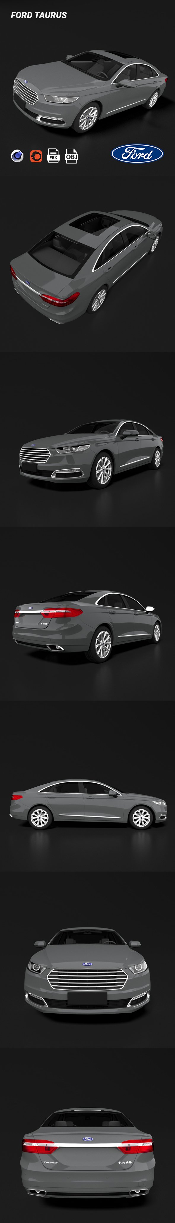 Ford Taurus - 3DOcean Item for Sale