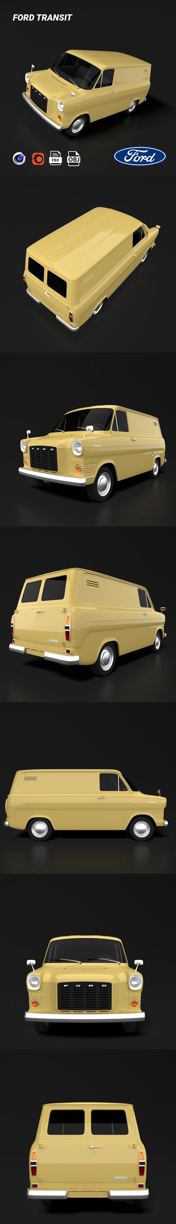 Ford Transit - 3DOcean Item for Sale