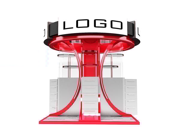 Booth Exhibition Stand a529a - 3DOcean Item for Sale