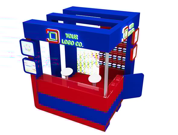 Booth Exhibition Stand a529b - 3DOcean Item for Sale