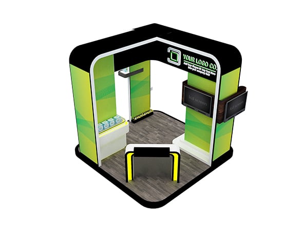Booth Exhibition Stand a531b - 3DOcean Item for Sale