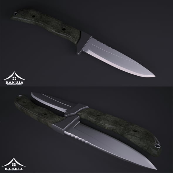 Knife - 3DOcean Item for Sale
