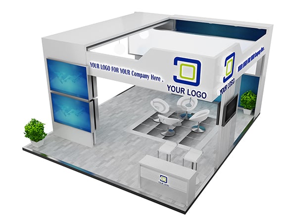 Booth Exhibition Stand a533a - 3DOcean Item for Sale