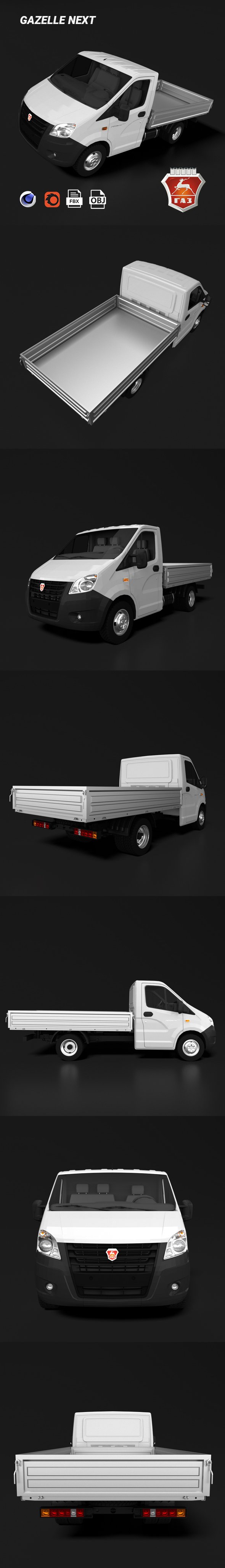 Gazele Next Gaz - 3DOcean Item for Sale