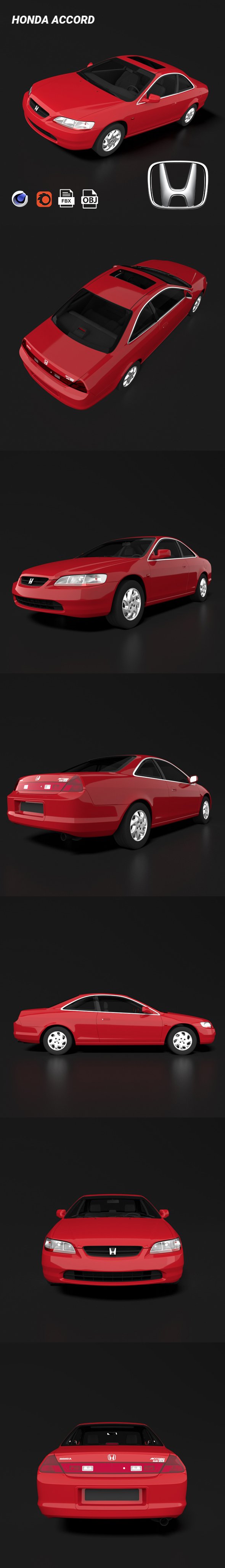 Honda Accord - 3DOcean Item for Sale