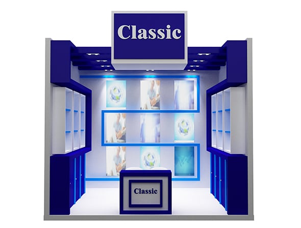 Booth Exhibition Stand a547b - 3DOcean Item for Sale