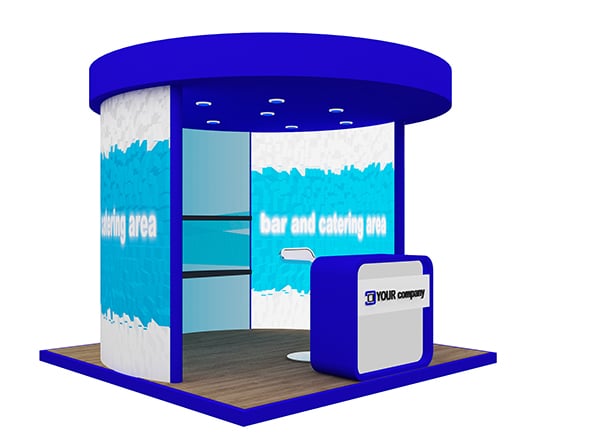 Booth Exhibition Stand a552a - 3DOcean Item for Sale