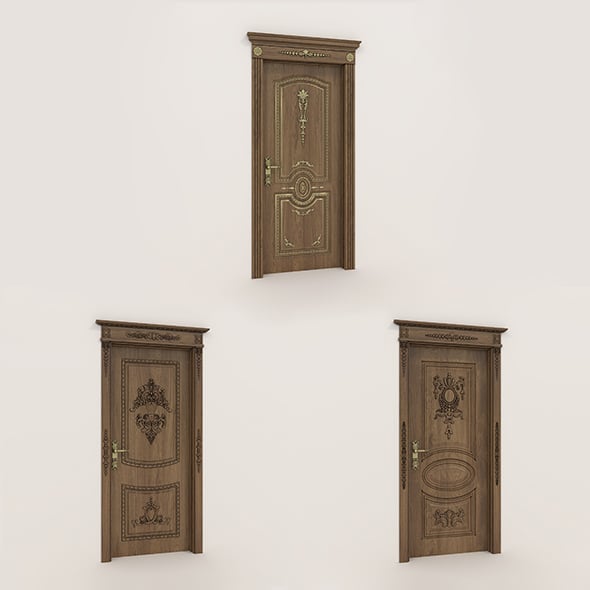 Classic Door Collection 3 - 3DOcean Item for Sale