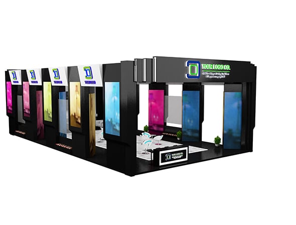 Booth Exhibition Stand a559 - 3DOcean Item for Sale