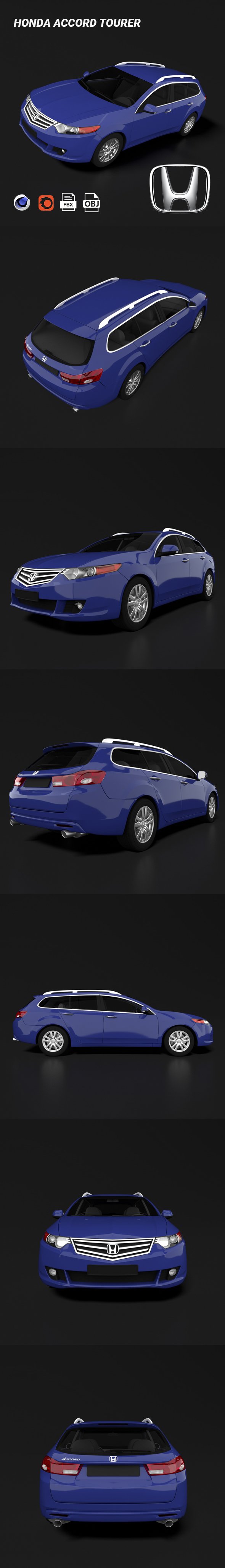 Honda Accord Tourer - 3DOcean Item for Sale