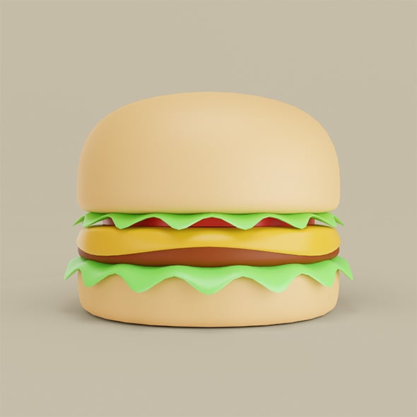 Burger - 3DOcean Item for Sale