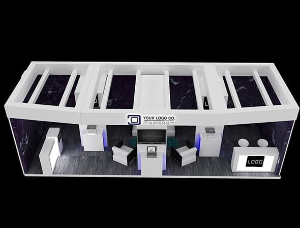 Booth Exhibition Stand a563c - 3DOcean Item for Sale