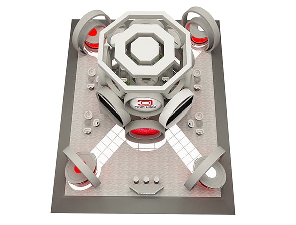 Booth Exhibition Stand a573b - 3DOcean Item for Sale