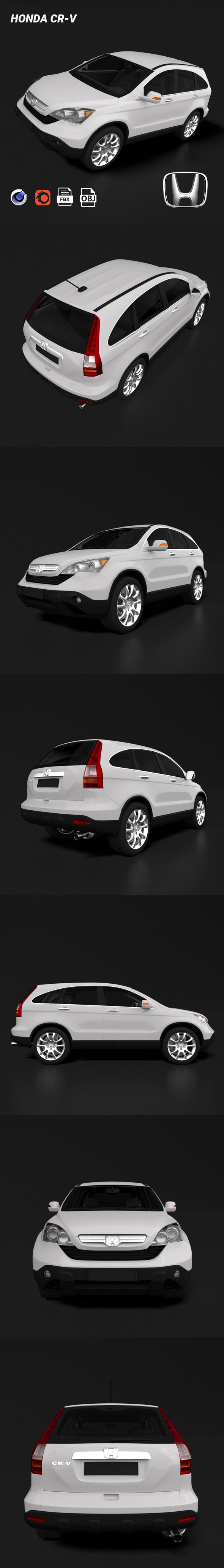 Honda CR-V - 3DOcean Item for Sale