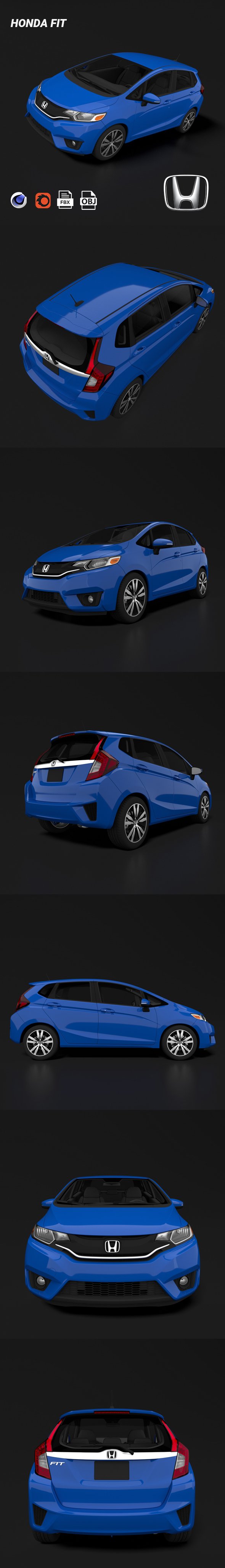 Honda Fit - 3DOcean Item for Sale