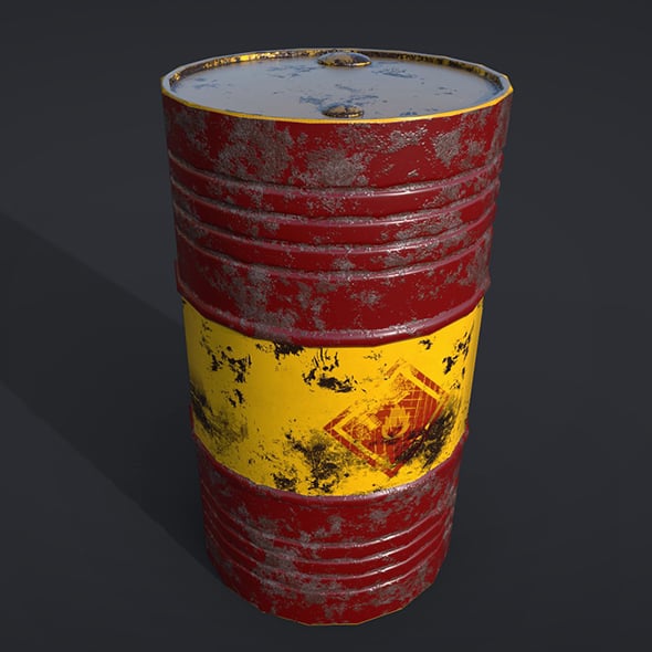 Oil Vat - 3DOcean Item for Sale