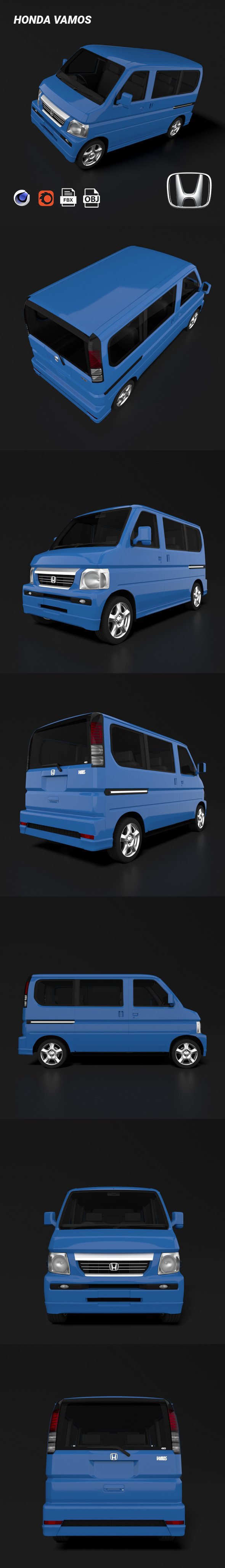 Honda Vamos - 3DOcean Item for Sale