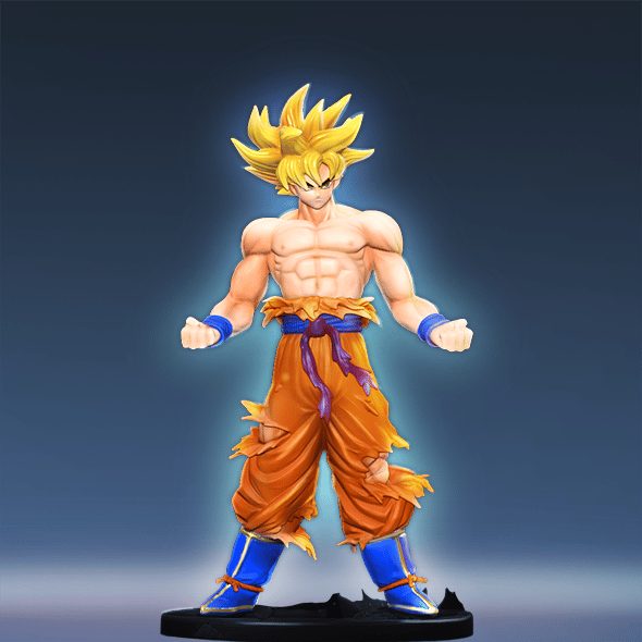 Goku Dragon ball z 3D print model - 3DOcean Item for Sale