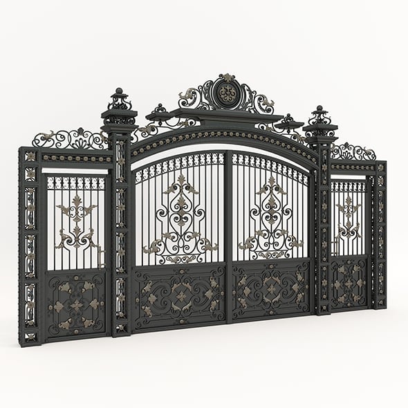 Classic Mansion Gate 4 - 3DOcean Item for Sale