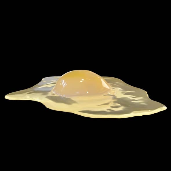 Raw Egg - 3DOcean Item for Sale