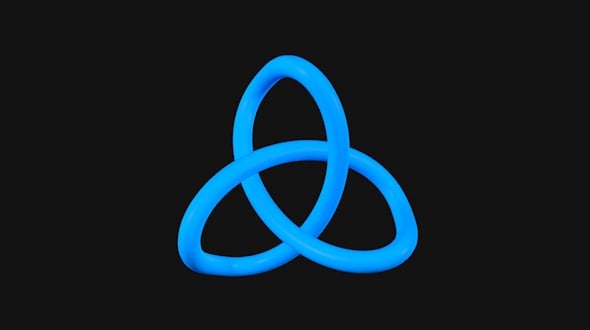 Trefoil Knot B - 3DOcean Item for Sale